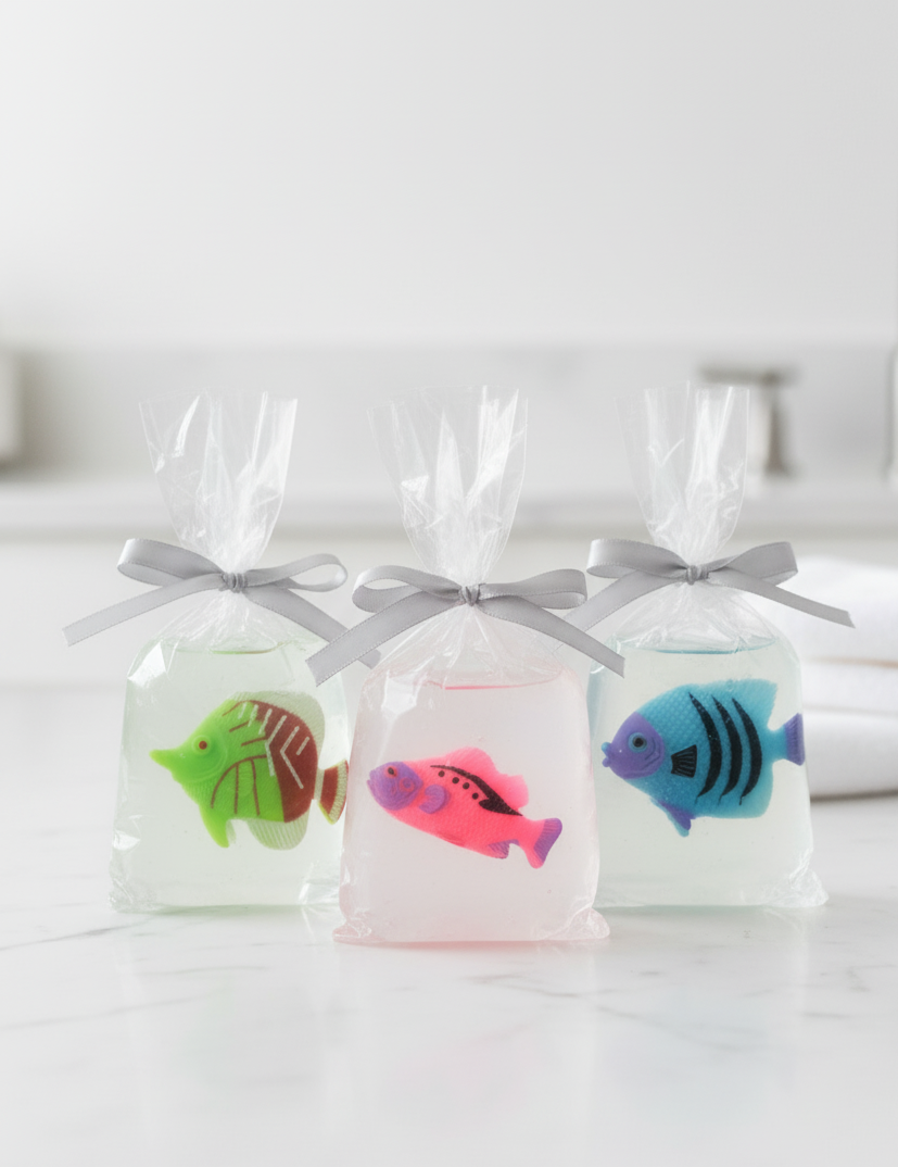 Fish in a bag soap